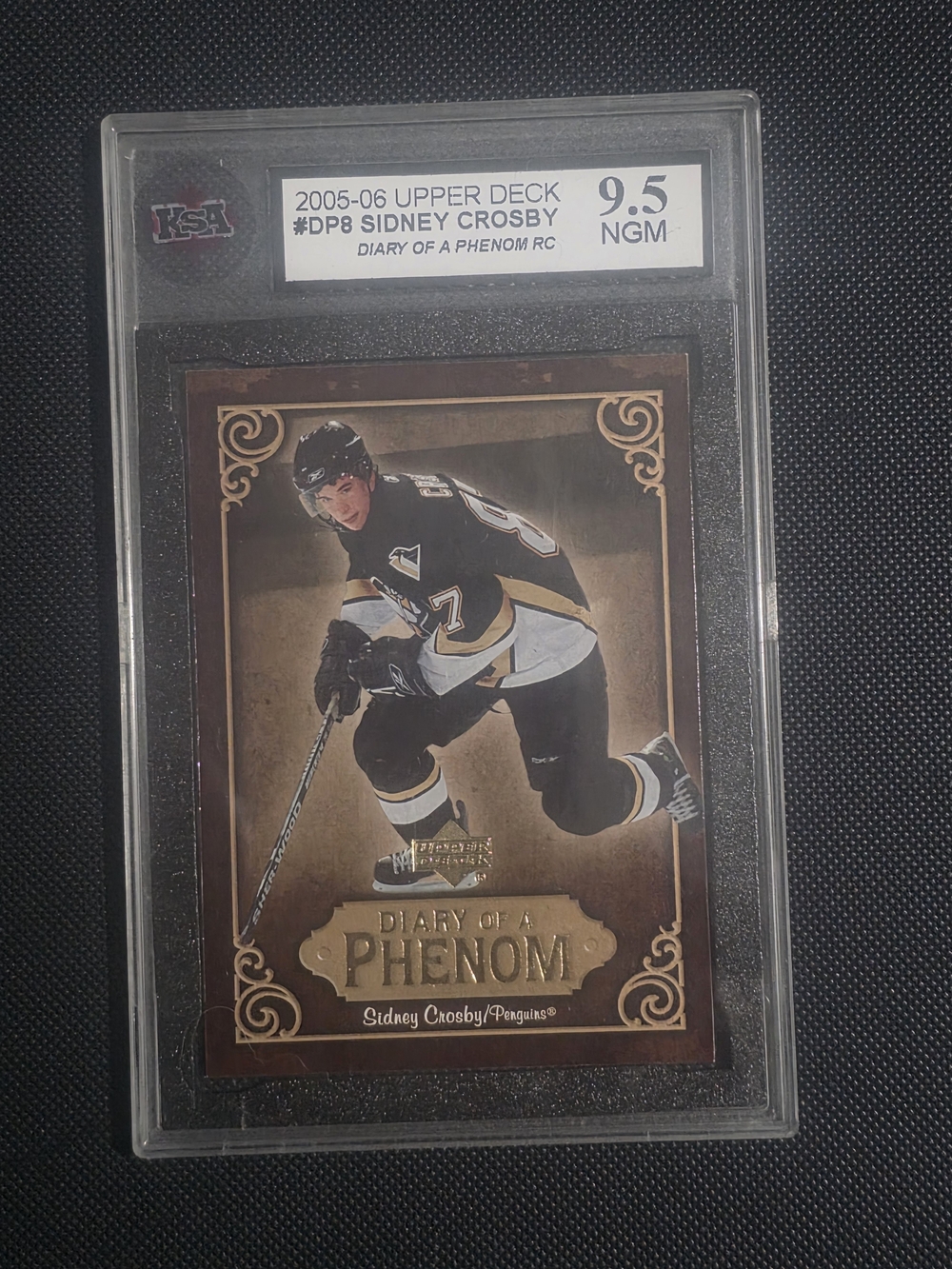 Sidney Crosby Diary of a Phenom Hockey Card - Black